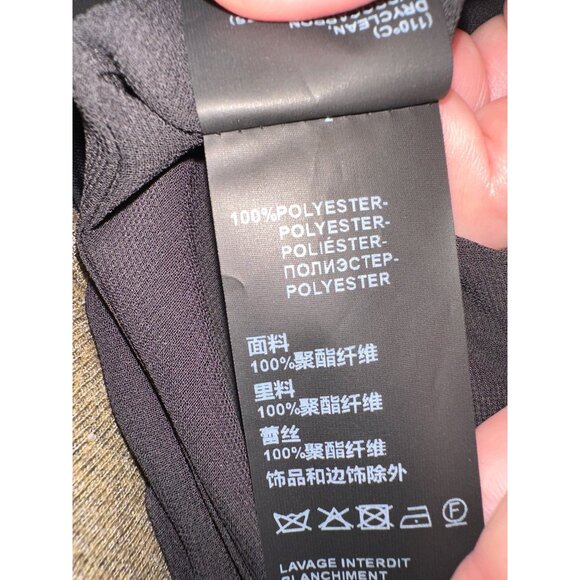 The Kooples Black Lace Detailed Dress Elegant Long Sleeves MSRP $415 - Picture 10 of 14